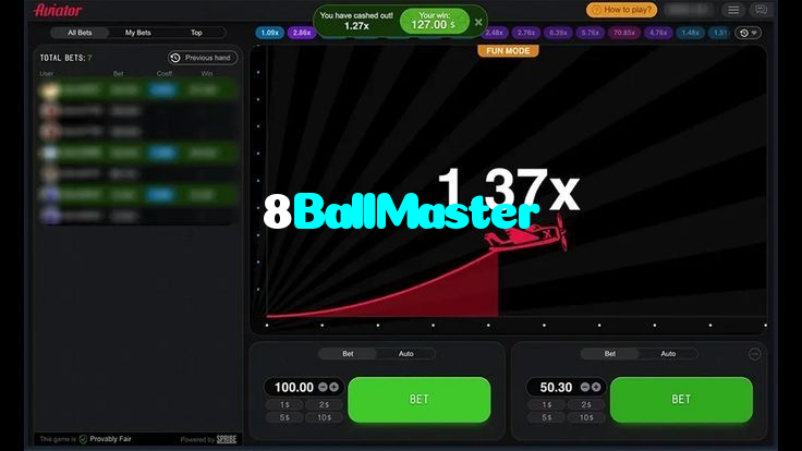 8BallMaster خوش آمدید بونس +600% پیشکش موبائل ایپ کے پروموشن سیکشن میں دکھائی دیتی ہے۔